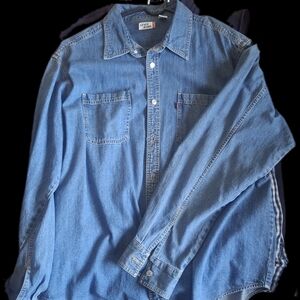 Levi's Casual Blue Button Down Shirt